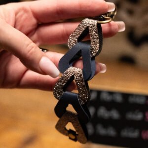 Porte Clé maillons cuir