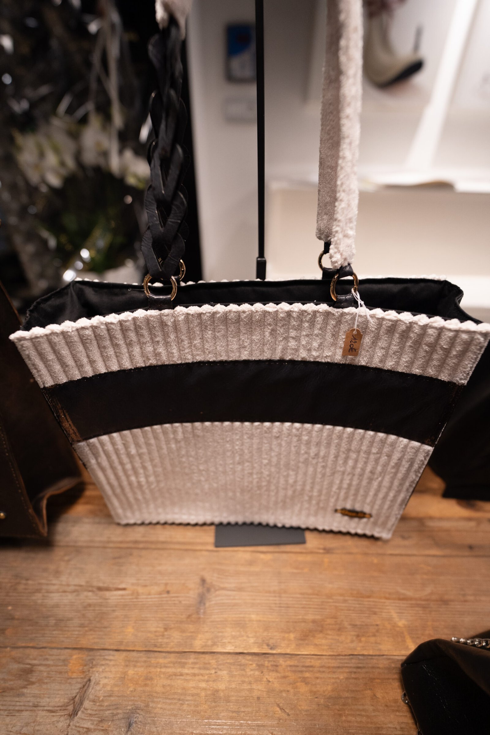 Sac Cabas Velours côtelé – Image 6