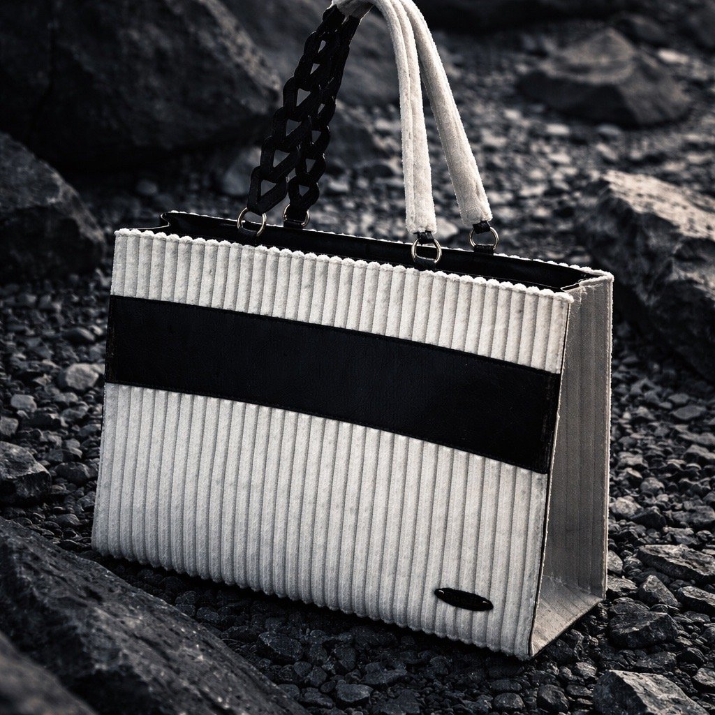 Sac Cabas Velours côtelé