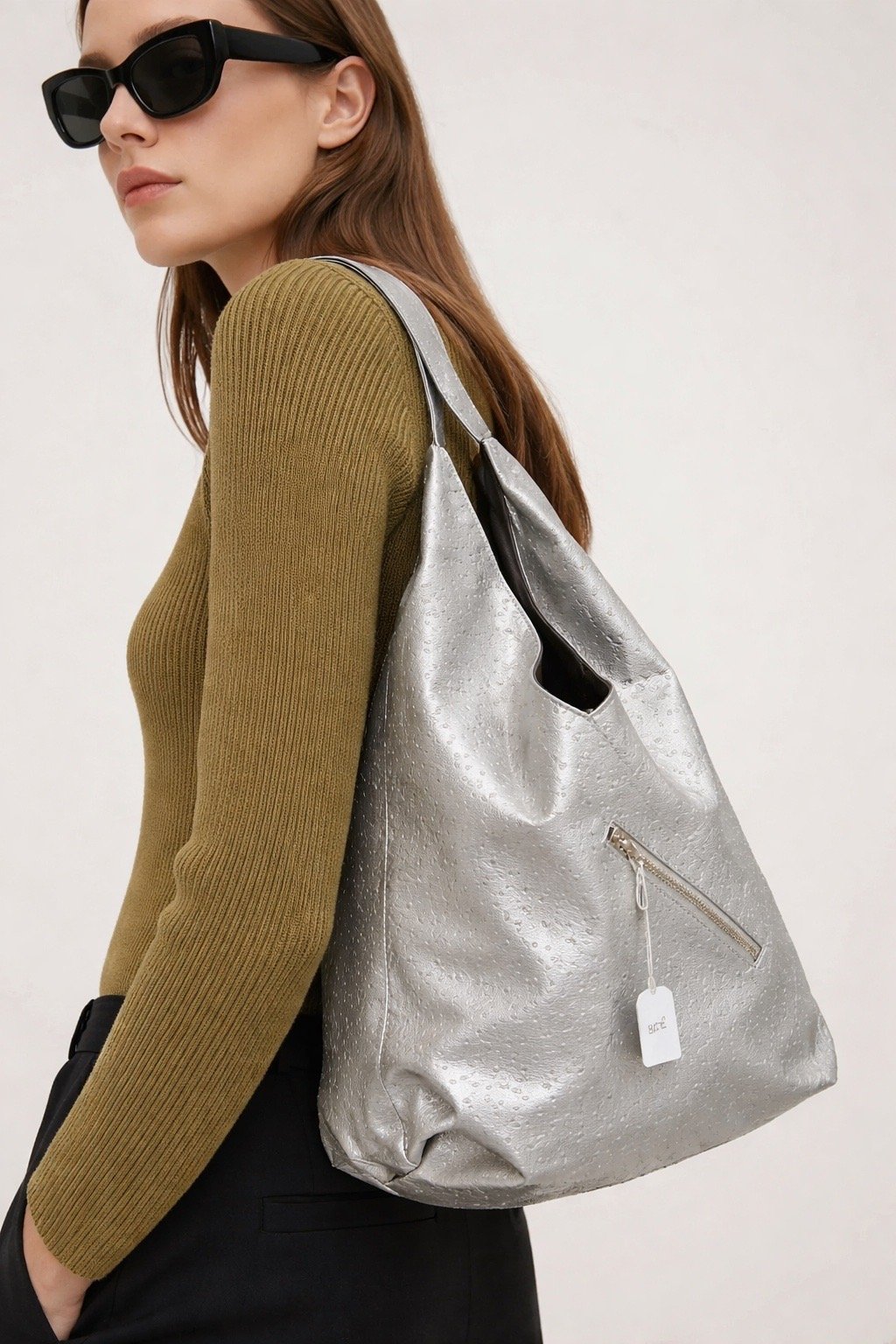 Sac Origami argent