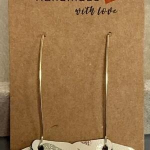 Boucles d’oreilles en cuir faites main – Plusieurs tailles, formes et coloris disponibles